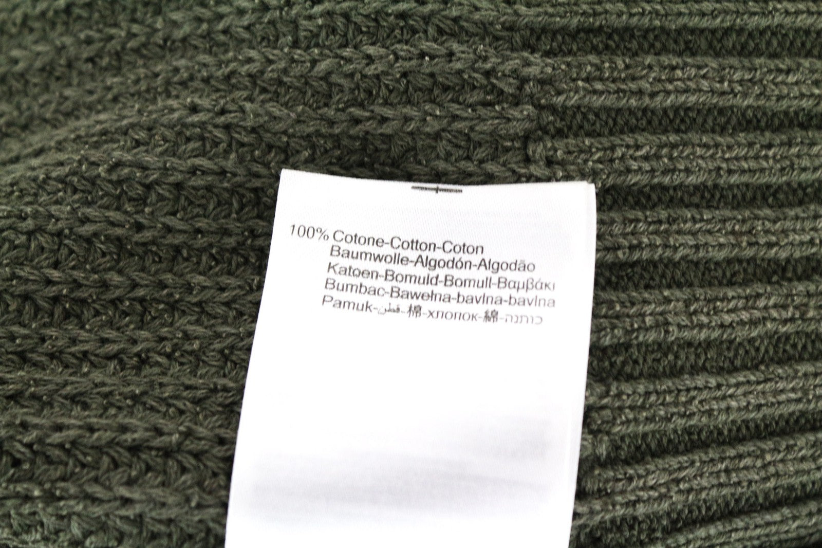 REPLAY vyriškas 2XL žalias medvilninis megztinis ilgomis rankovėmis 