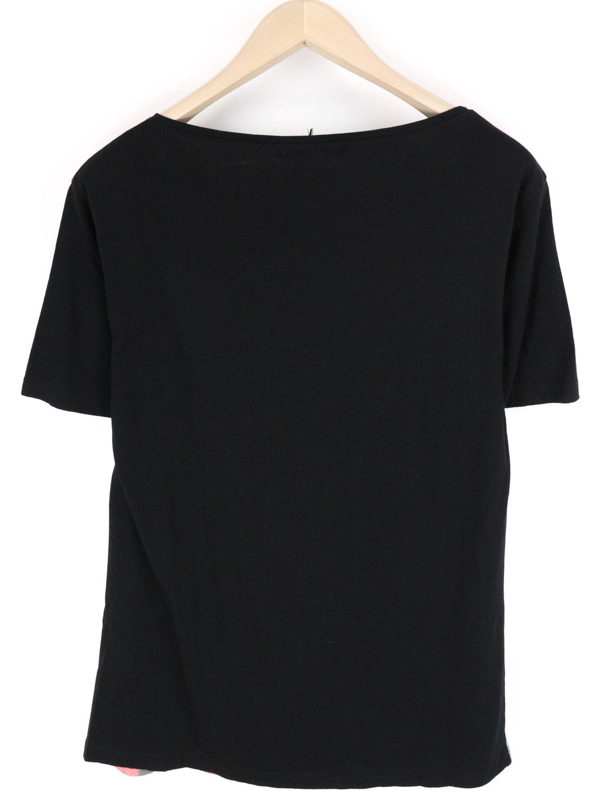 VKING Men's L Red Cotton Blend Rose Graphic Short Sleeve T-Shirt Pullover