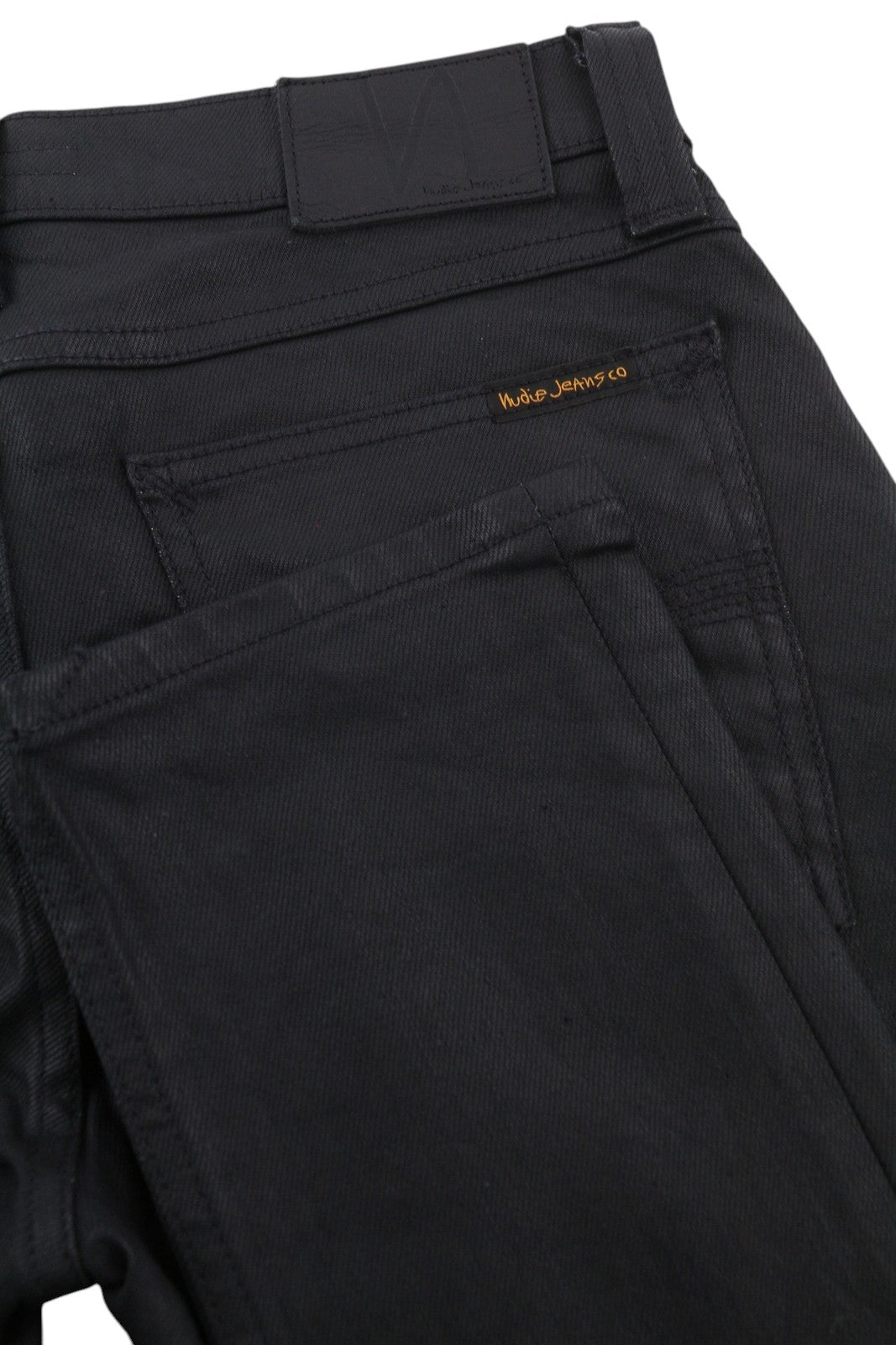 NUDIE JEANS Tight Long John Men Jeans W28/L30 Throb Organic Coated Slim Fit