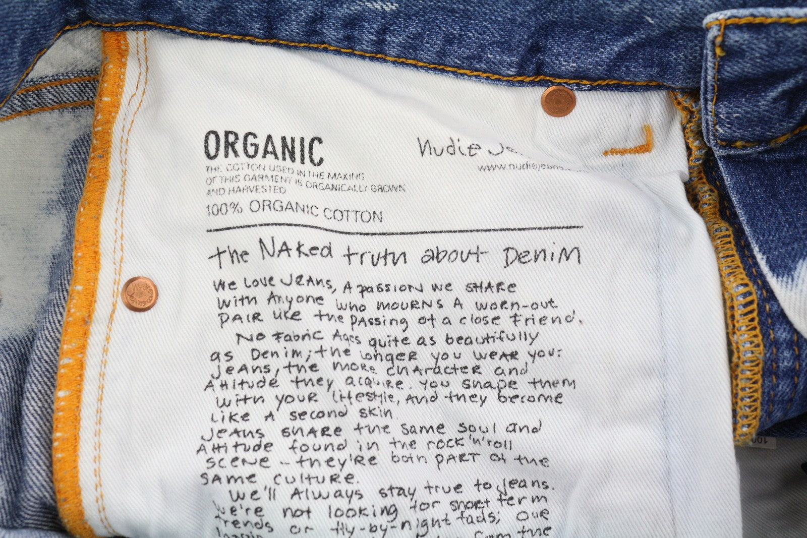 NUDIE JEANS Steady Eddie II Men Jeans W29/L32 Tie Dye Slim Fit Button Fly Denim