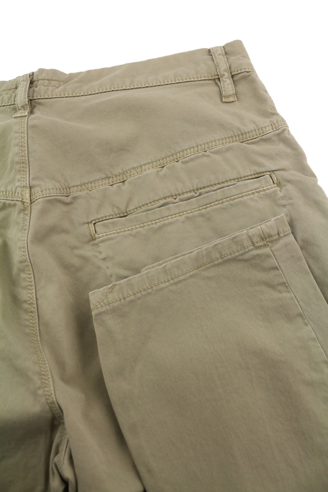 NUDIE JEANS Khaki Slim vyriškos kelnės W30/L34 Organinės šiltos smėlio spalvos chino su užtrauktuku 