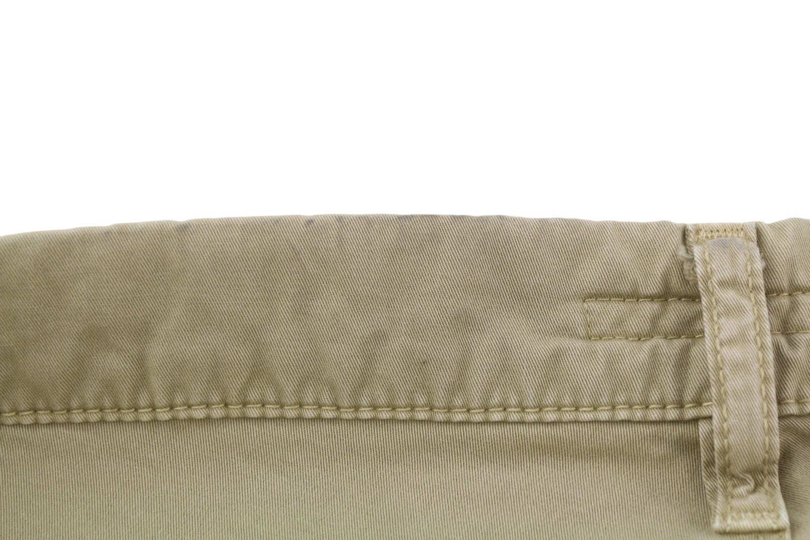 NUDIE JEANS Khaki Slim vyriškos kelnės W30/L34 Organinės šiltos smėlio spalvos chino su užtrauktuku 