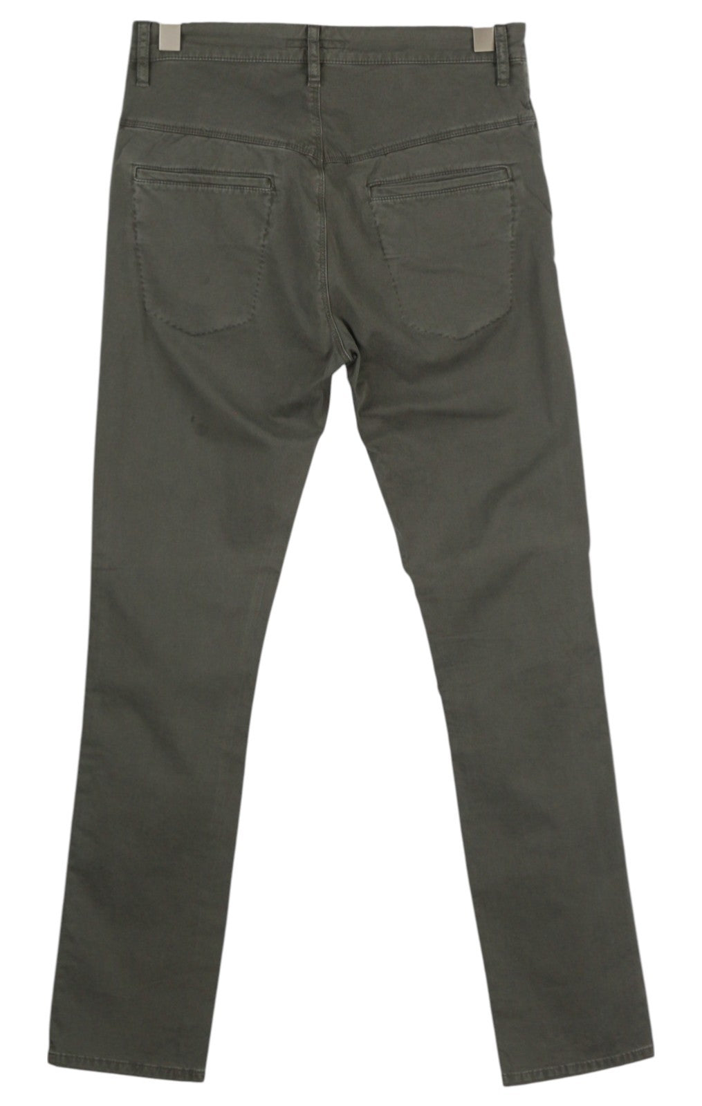 NUDIE JEANS Khaki spalvos plonos vyriškos kelnės W30/L32 Paloma Dust organinės spalvos chino užtrauktuku 