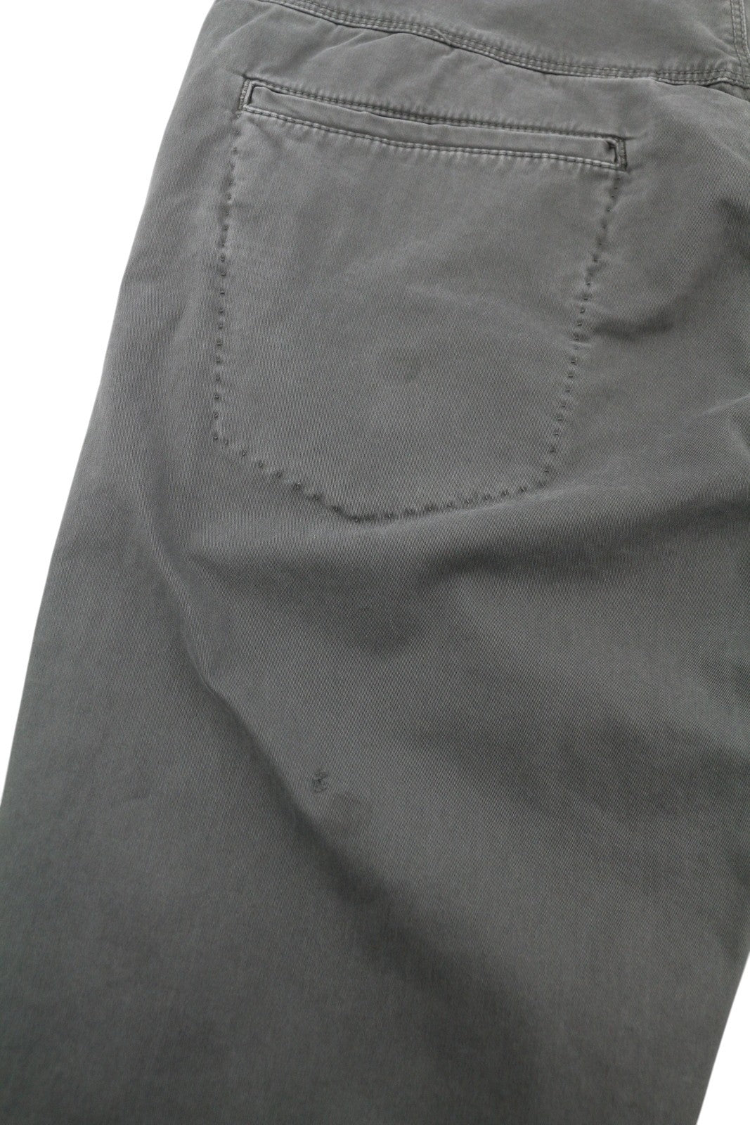 NUDIE JEANS Khaki spalvos plonos vyriškos kelnės W30/L32 Paloma Dust organinės spalvos chino užtrauktuku 