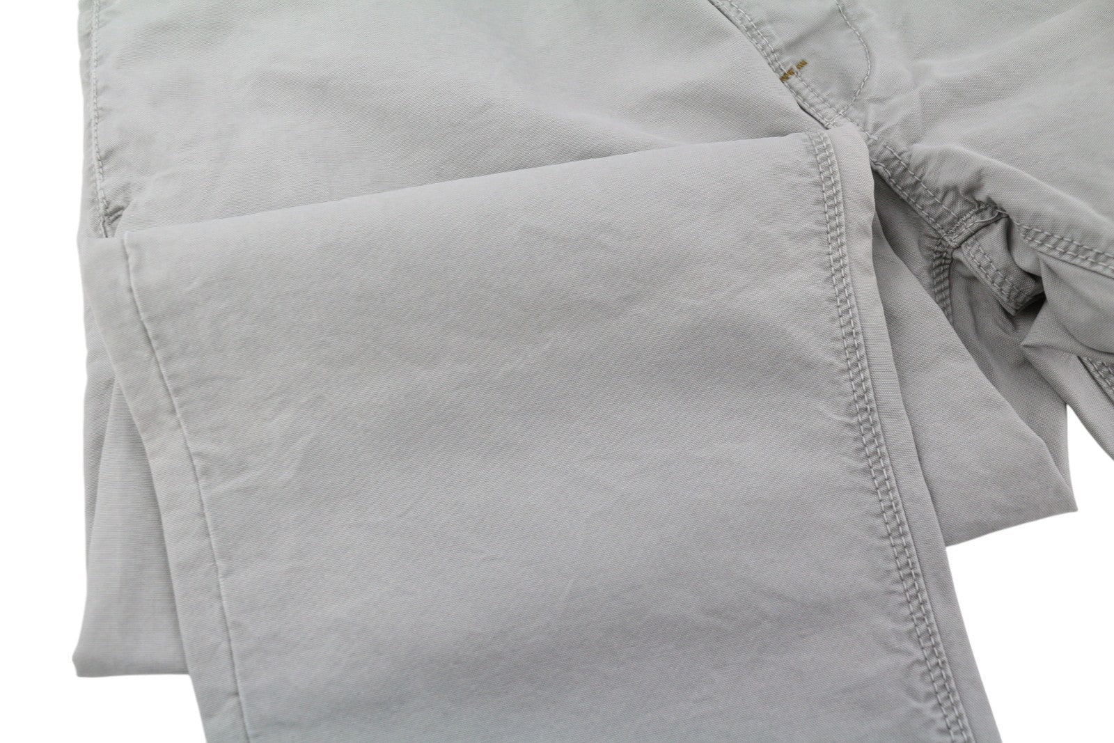 NUDIE JEANS chaki spalvos įprastos vyriškos kelnės W32/L34 Gey Moon Dust Distress Chino* 