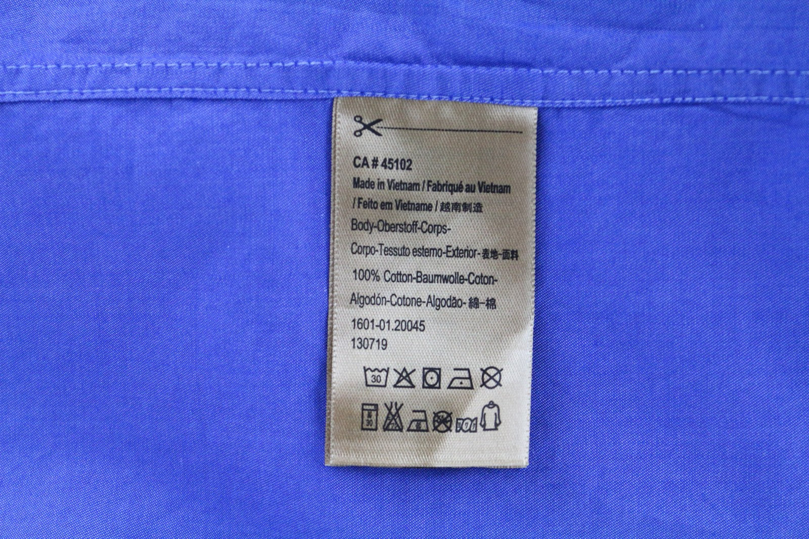 SCOTCH &amp; SODA vyriški šviesiai mėlyni, ploni, melanžo spalvos, grynos medvilnės marškiniai S dydžio