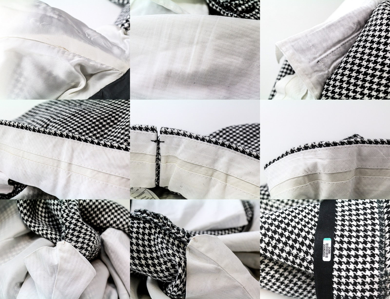 SUITSUPPLY La Spalla moteriškas pilkas gryno lino raštuotas dviejų dalių kostiumas UK30R 