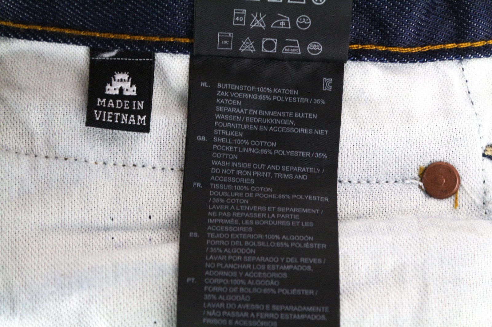 G-STAR Radar Men's W27/L34 Dark Aged Blue Loose Hydrite Non-Stretch Jeans