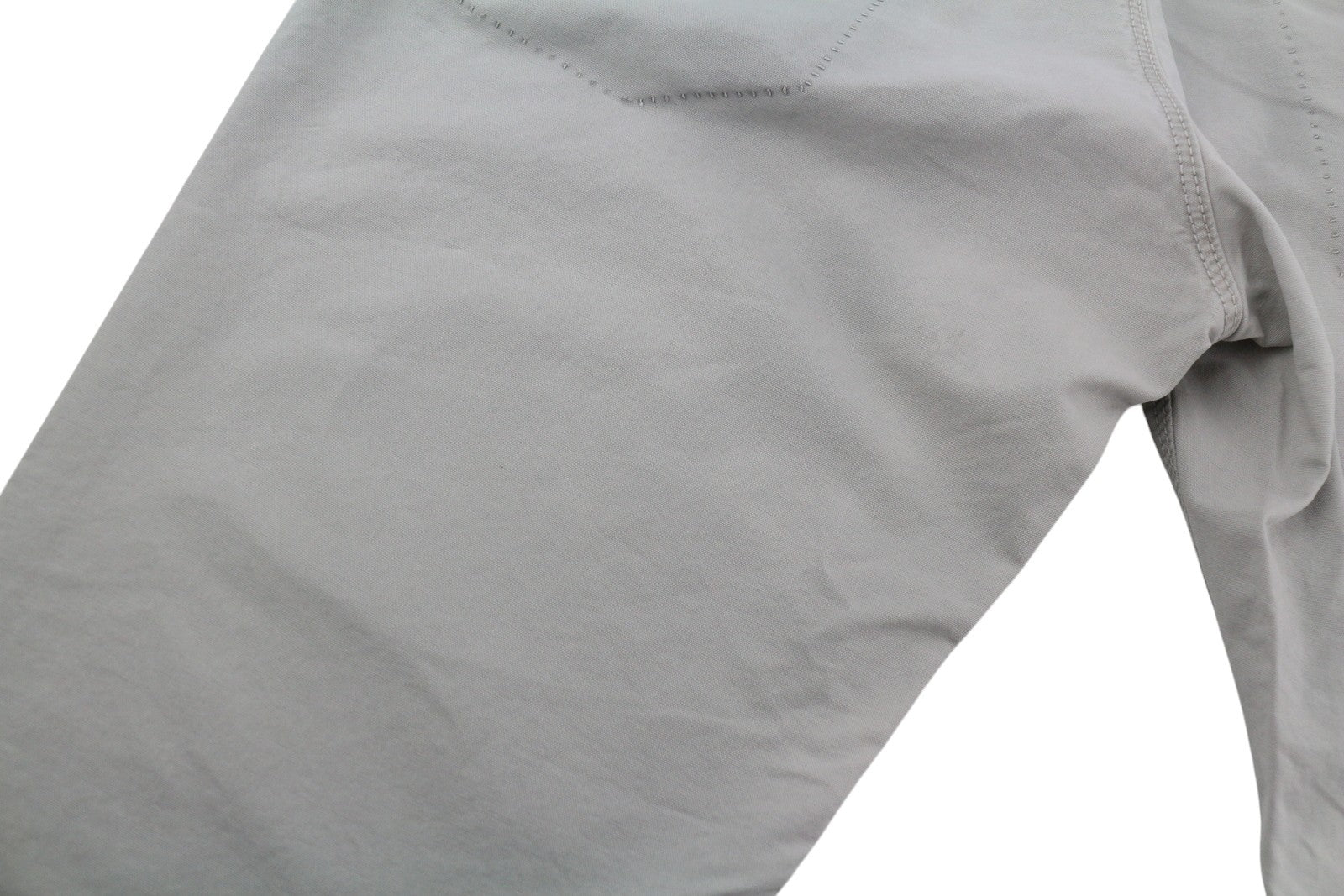 NUDIE JEANS Khaki spalvos įprastos vyriškos kelnės W32/L34 Organic Moon Dust Ripped Chino 