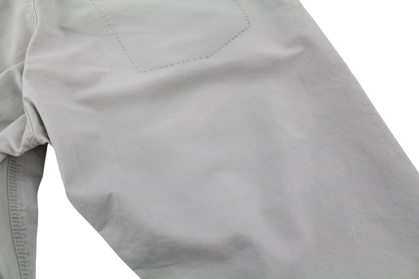 NUDIE JEANS Khaki spalvos įprastos vyriškos kelnės W32/L34 Organic Moon Dust Ripped Chino 