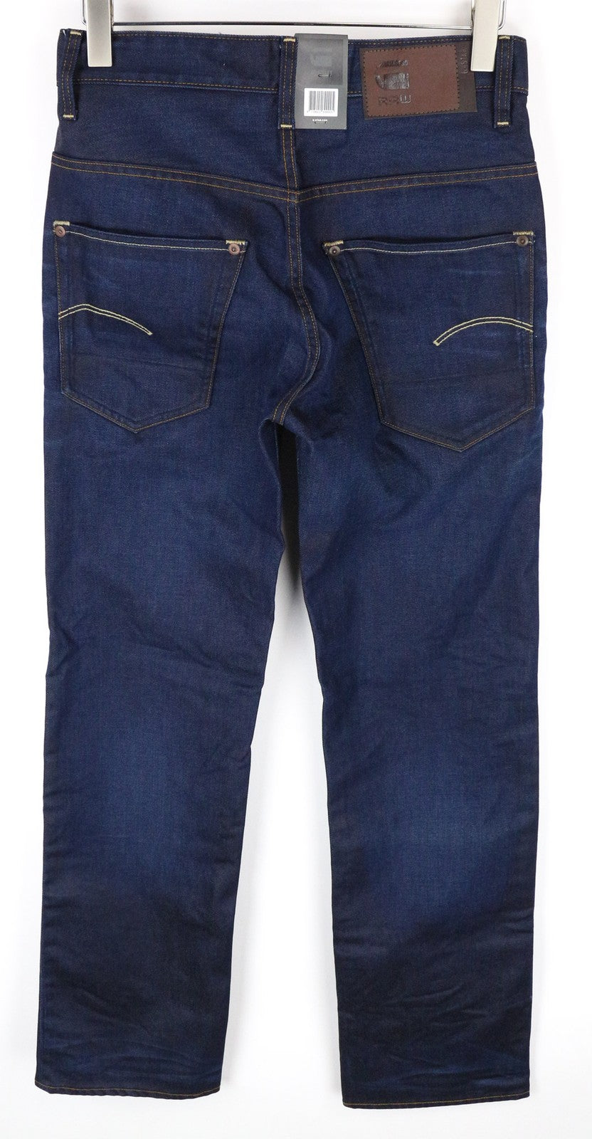 G-STAR Radar vyriški W28/L34 tamsiai mėlyni laisvo kirpimo, netempiami džinsai su sagomis 