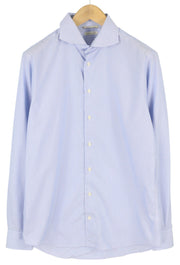 SUITSUPPLY Try On Extra Slim Fit Men Formal Shirt 41 / 16 Blue Pinstriped Button