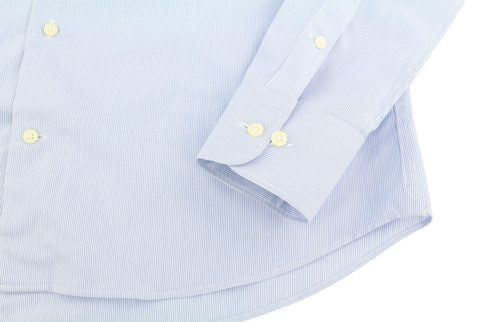 SUITSUPPLY Try On Extra Slim Fit Men Formal Shirt 41 / 16 Blue Pinstriped Button