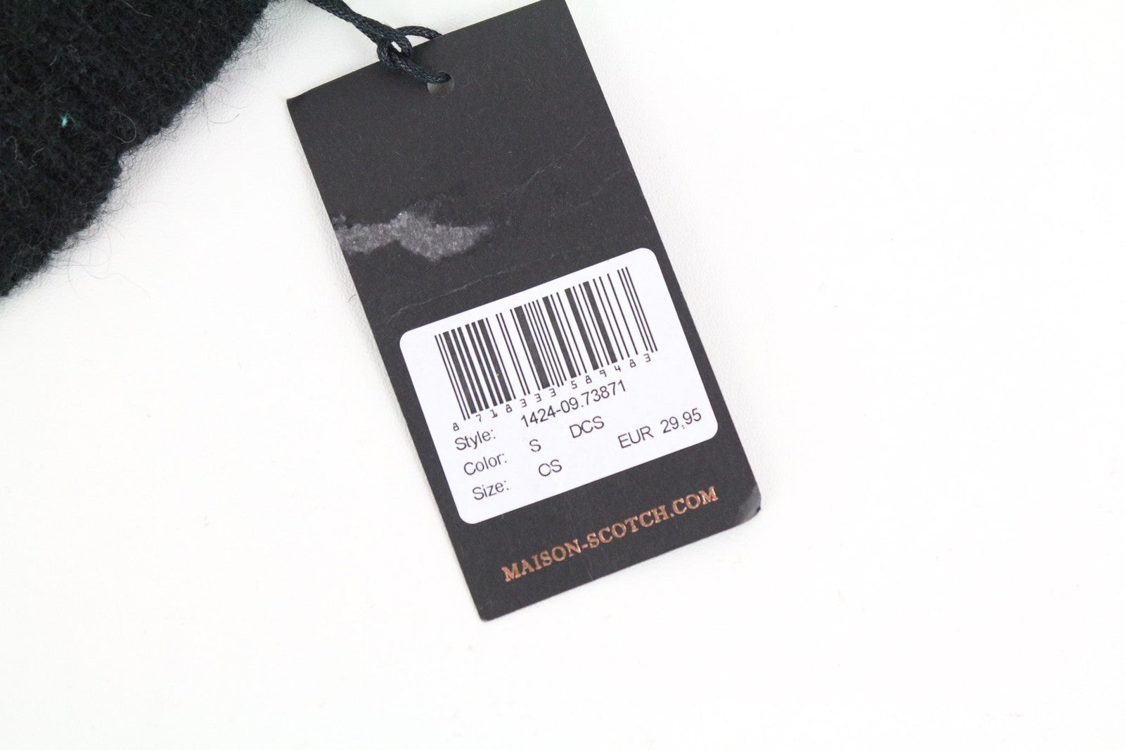 MAISON SCOTCH moteriškos šviesiai pilkos OS kepurės su žvaigždėmis ir moherio mišinio megztomis kepurėmis, 2 vnt. 