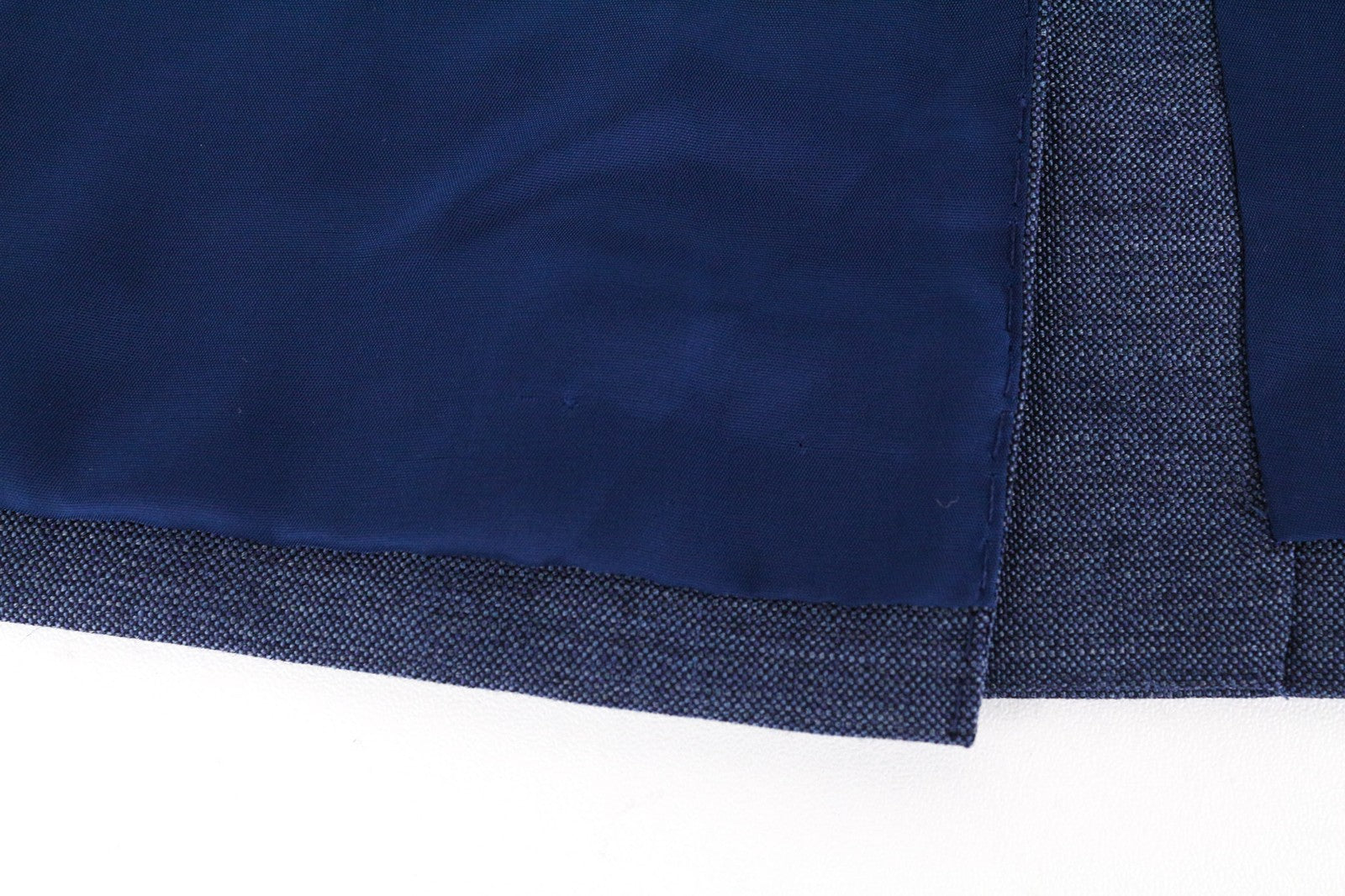 SUISTUDIO Cameron moteriškas mėlynas, grynos vilnos pamušalu UK8R vieneilis švarkas 