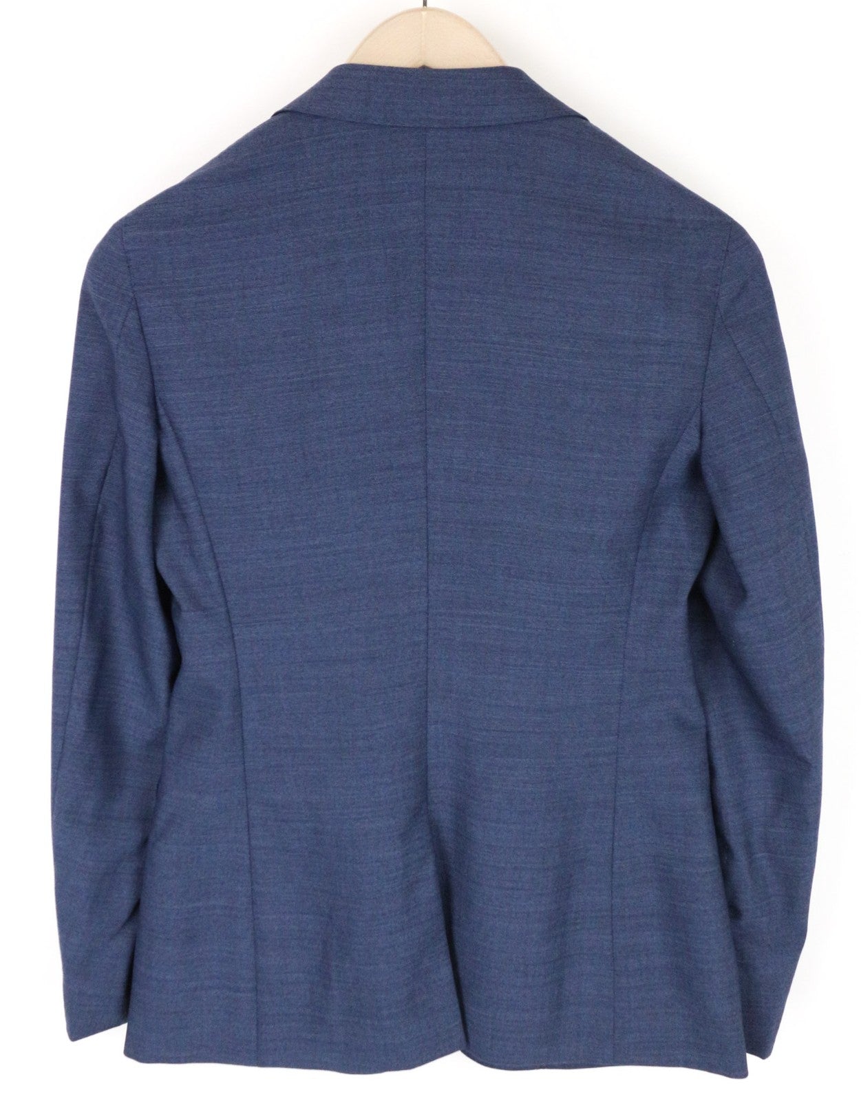 SUISTUDIO Cameron moteriškas mėlynas, grynos vilnos pamušalu UK8R vieneilis švarkas 