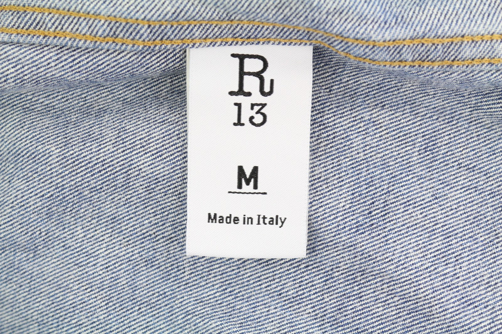 R13 Džinsinis sunkvežimio tipo švarkas su suveržtu liemeniu, M, Kelly Tex, laisvas, mėlynas 