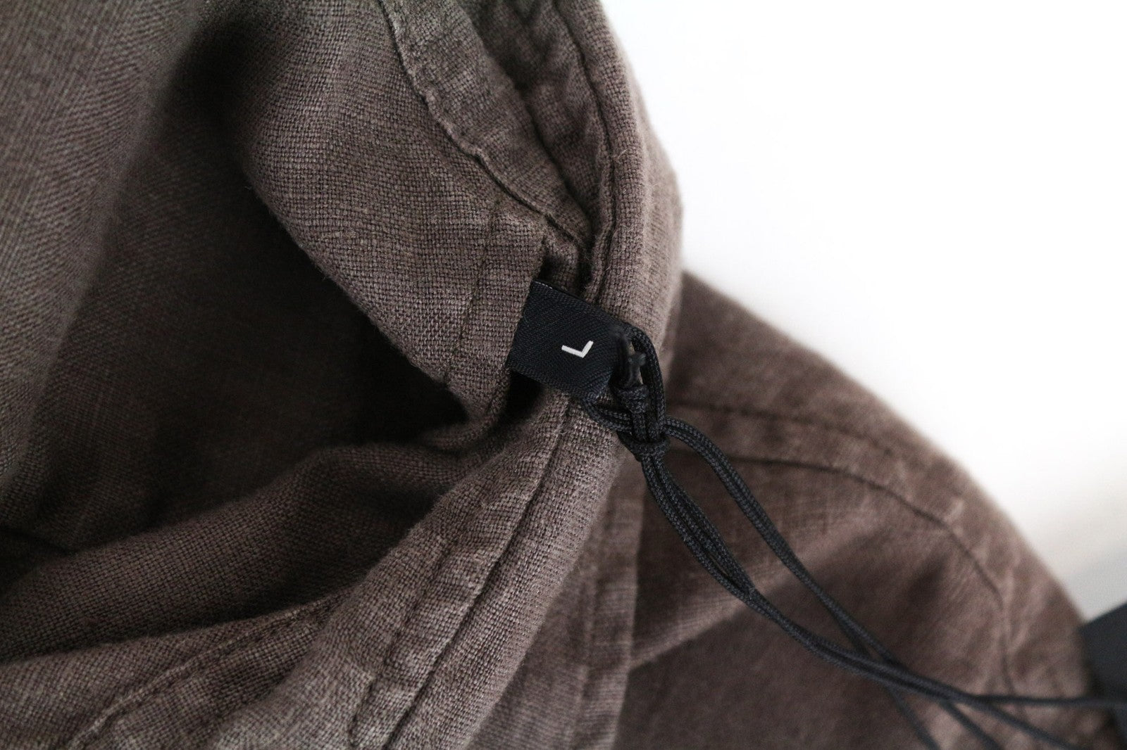 REPLAY vyriški L dydžio rudi gryno lino trumpomis rankovėmis marškinėliai su kišenėmis 