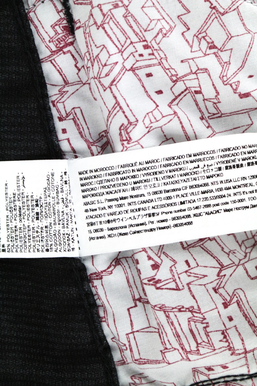 DESIGUAL Leos Men's W30 Dark Grey Slim Fit Corduroy Rib Stretch Denim Jeans