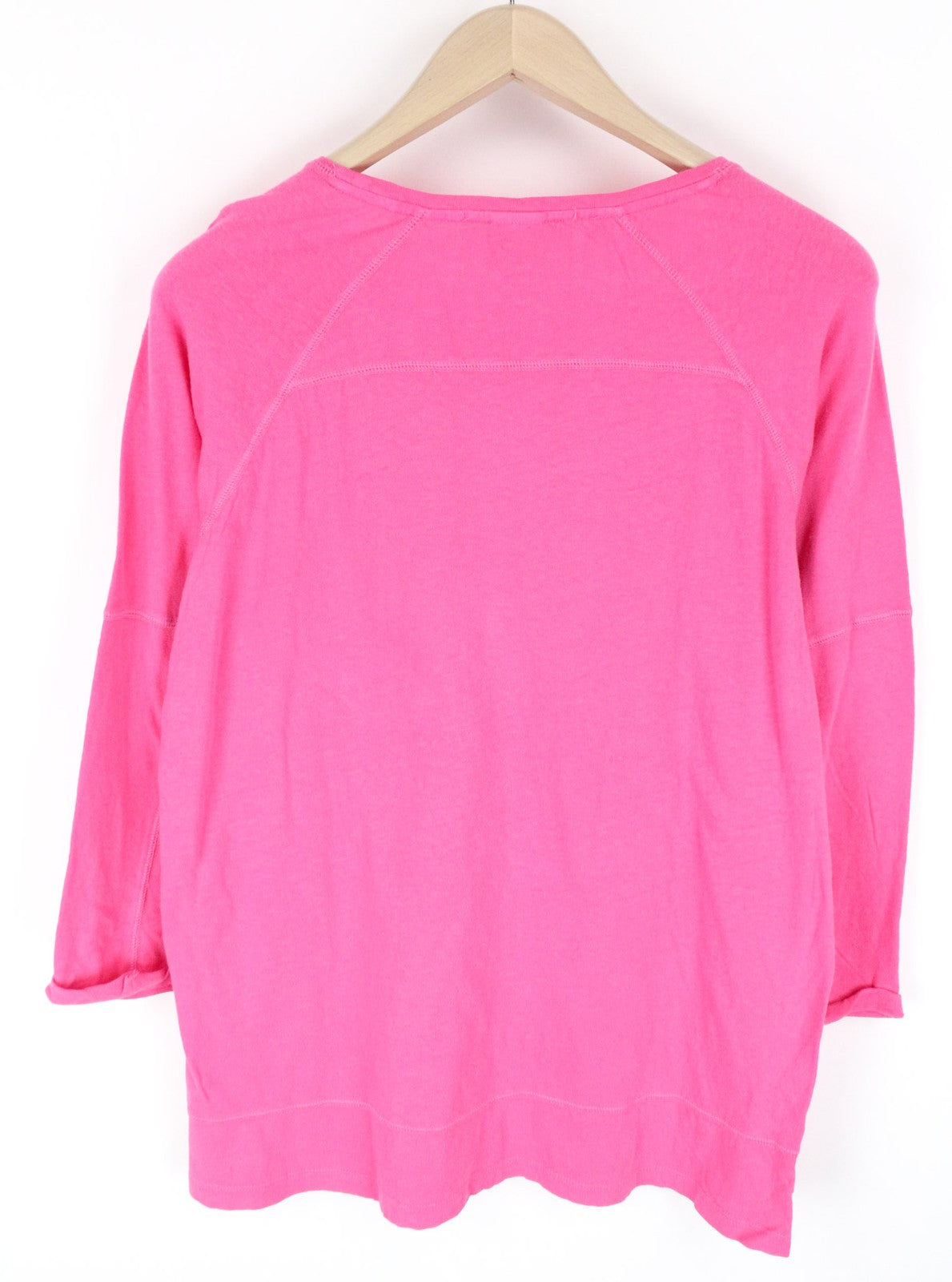 SCOTCH & SODA Men's ~S Fuchsia Pink Round Neck Cotton Jersey Pullover Shirt