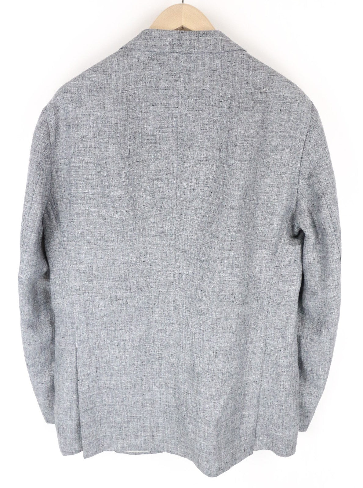 „SUITSUPPLY Havana Patch“ vyriškas pilkas plonas gryno lino švarkas su pamušalu (UK42R) 