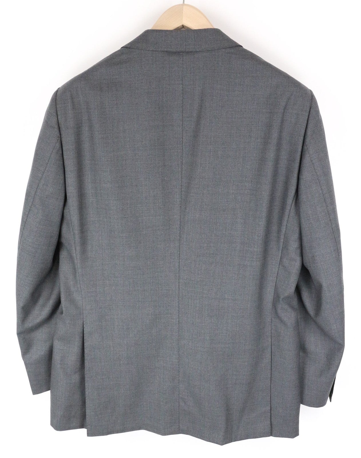 SUITSUPPLY La Spalla Men's UK44R Grey Slim Fit Pure Revenge Wool Twill Blazer