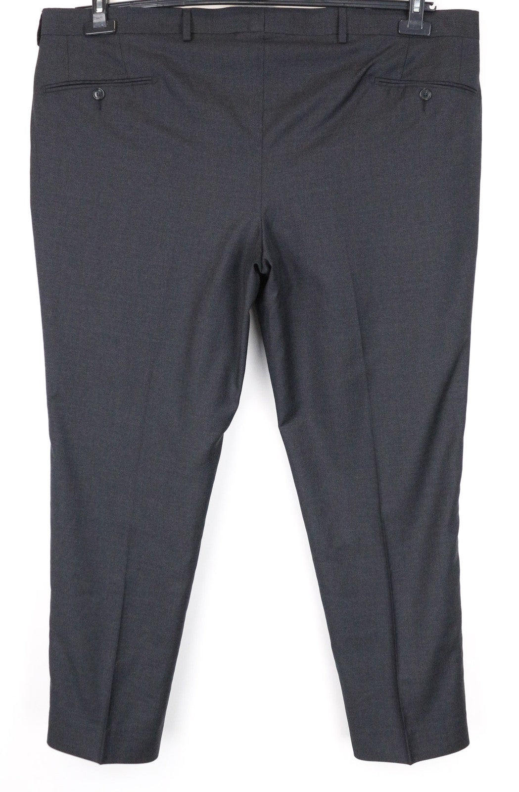 SUITSUPPLY Brentwood Men's Trousers UK44S Grey Melange Slim Wool Formal Classic