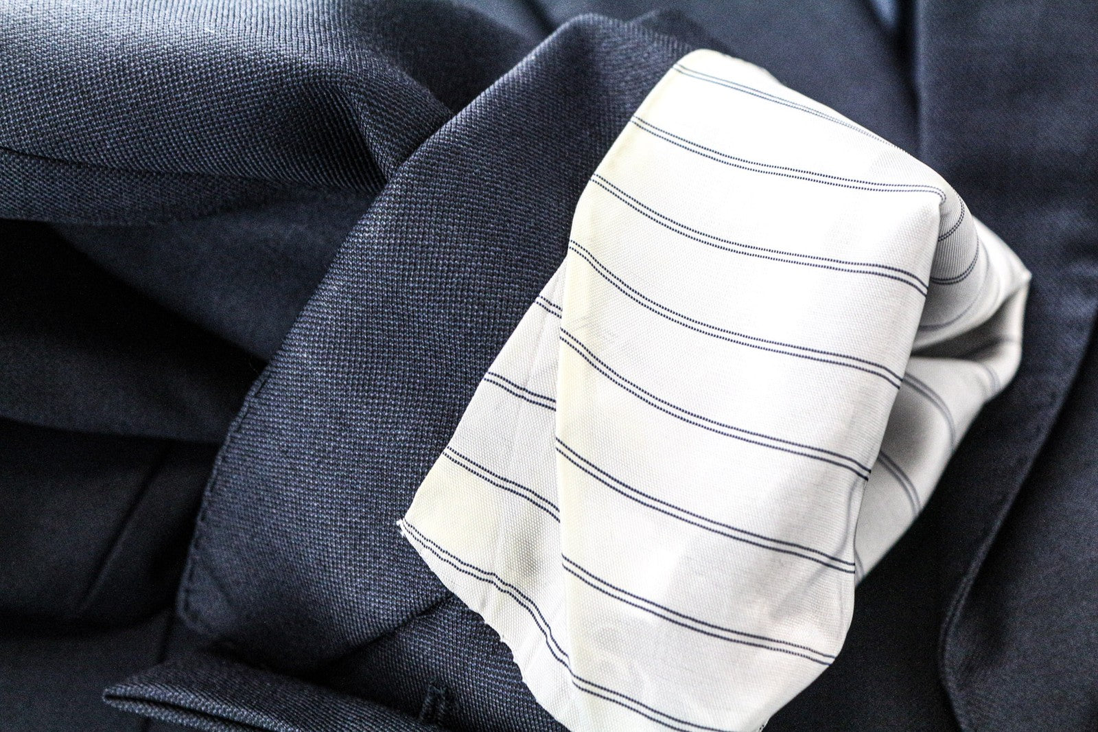 SUITSUPPLY Men's Blazer UK46S Navy Blue Pure Wool Classic Single-Breasted