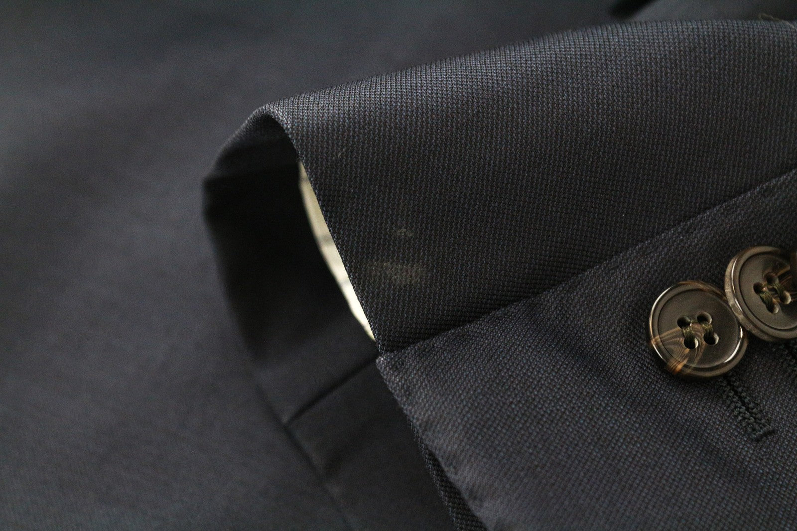 SUITSUPPLY Men's Blazer UK46S Navy Blue Pure Wool Classic Single-Breasted