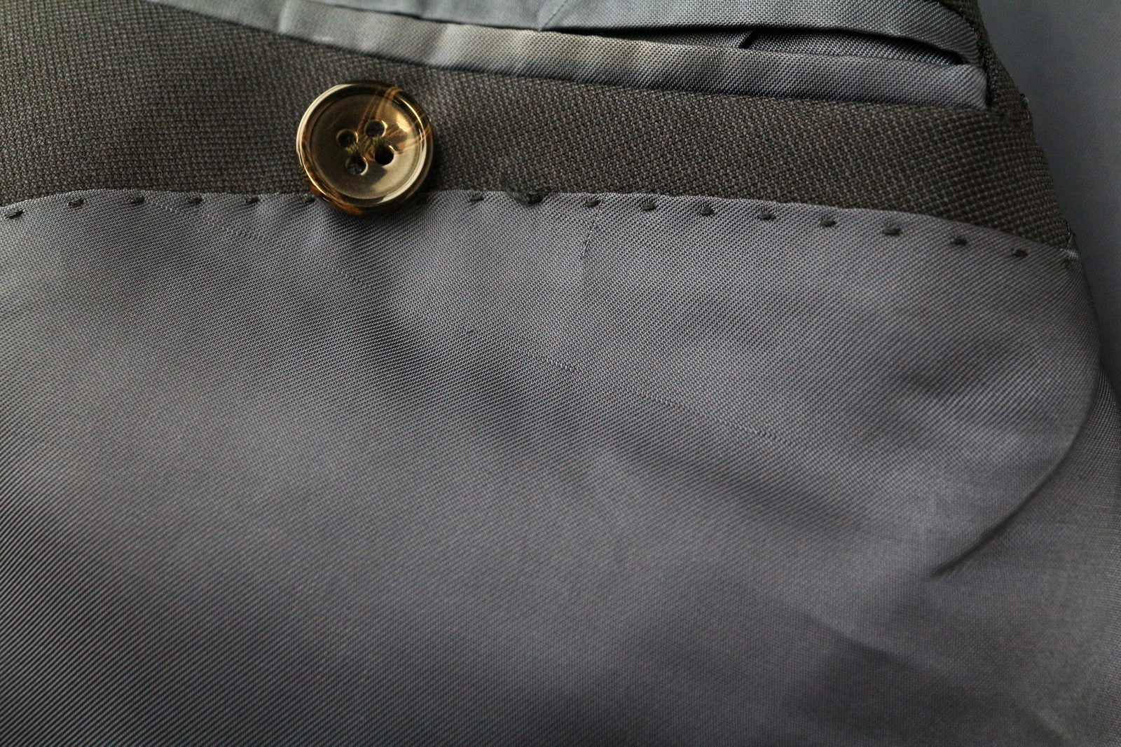 SUITSUPPLY Men's Blazer UK46S Navy Blue Pure Wool Classic Single-Breasted