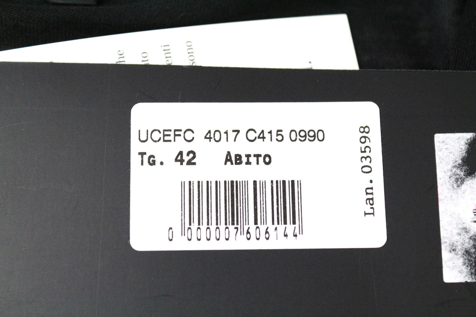 RICHMOND moteriška suknelė 42 juoda 3/4 rankovėmis apvaliu kaklu su detalėmis 