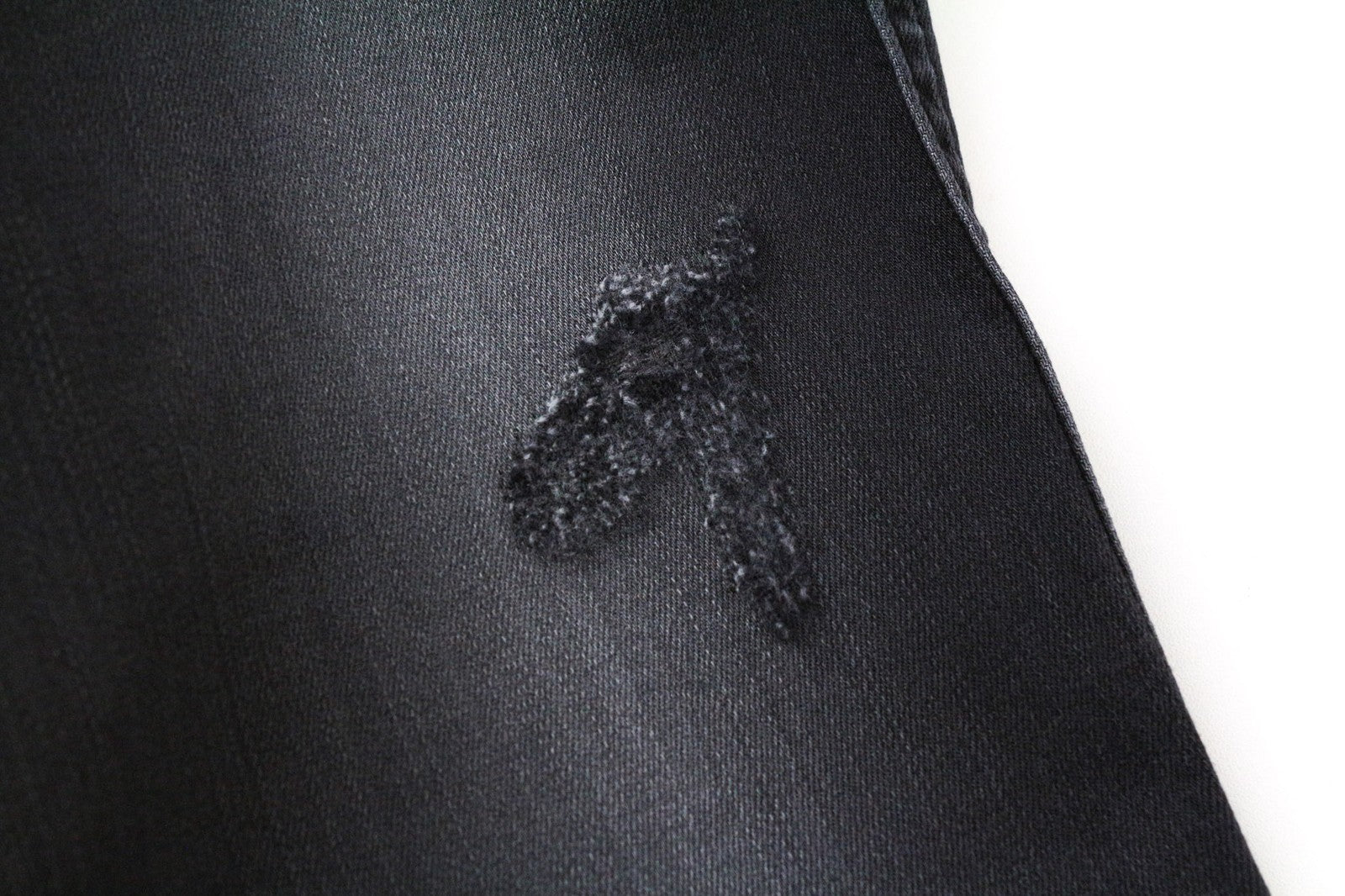 REPLAY Anbass vyriški džinsai W28/L34 Slim pilki medvilnės mišinio tamprūs plėšyti skalbiniai 