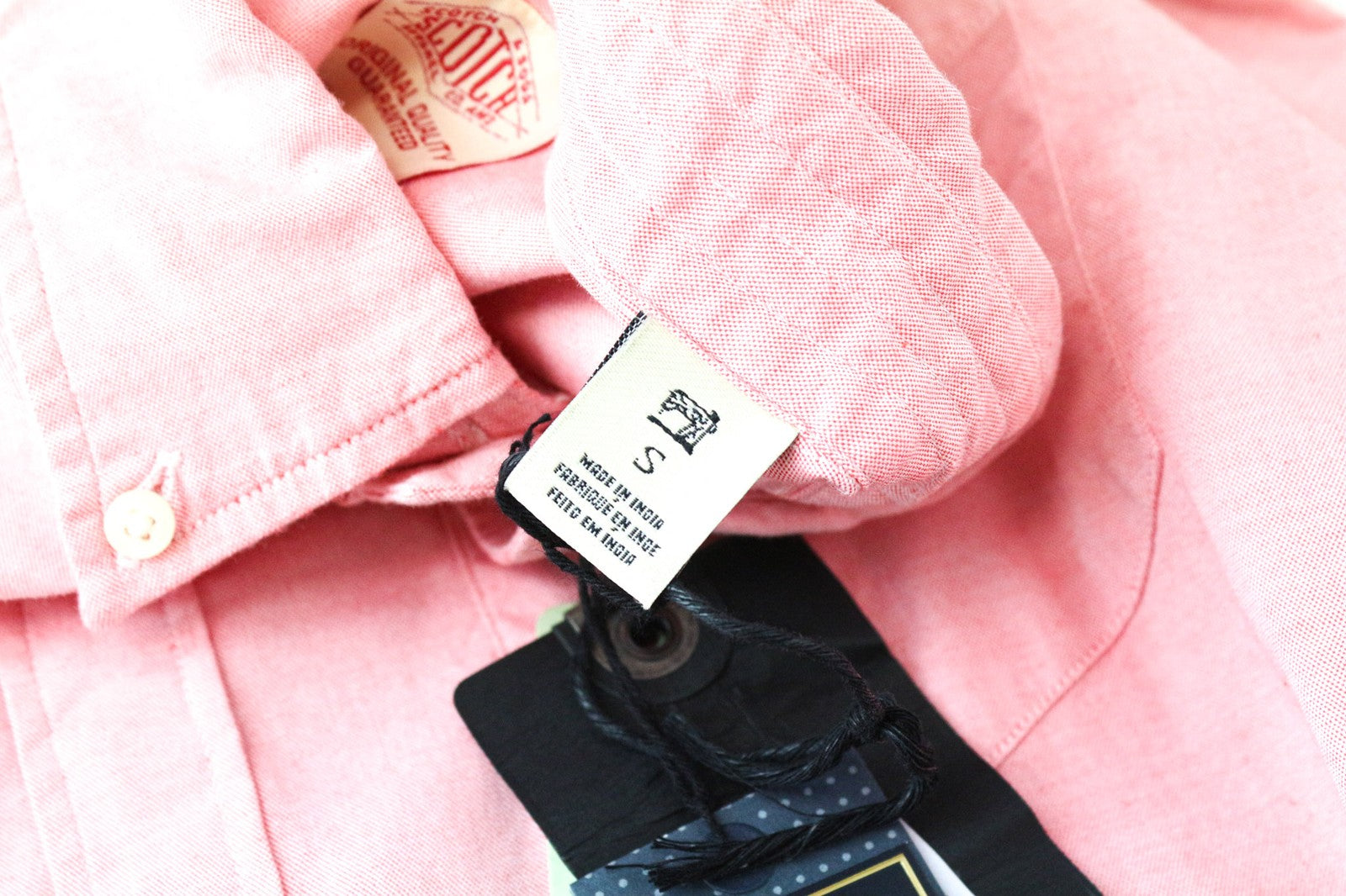 SCOTCH &amp; SODA Ams Couture vyriški marškinėliai, rožiniai, grynos medvilnės, ilgomis rankovėmis, su sagomis