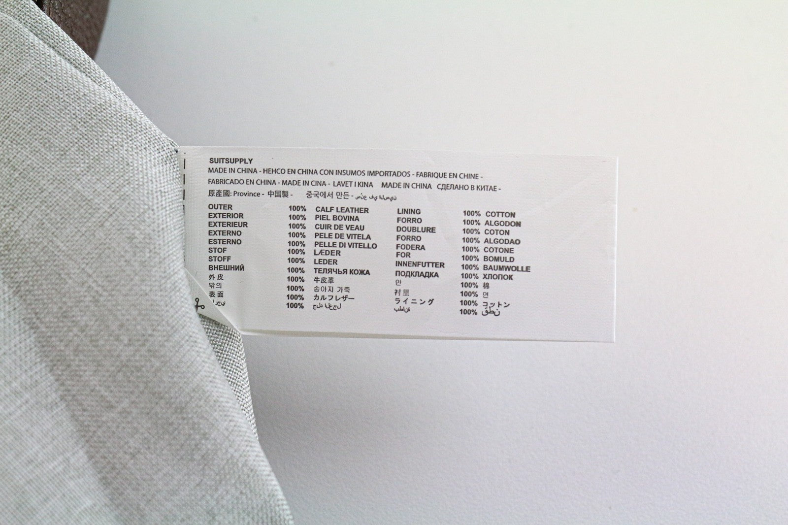 „SUITSUPPLY“ vyriška odinė rankinė OS, ruda, originalus nešiojamojo kompiuterio biuro dėklas su kišenėmis 