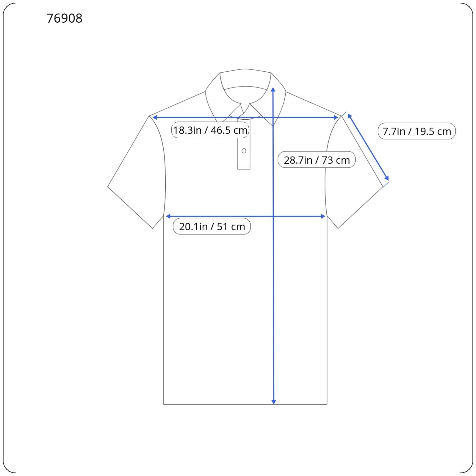 Blue Twill T-Shirt