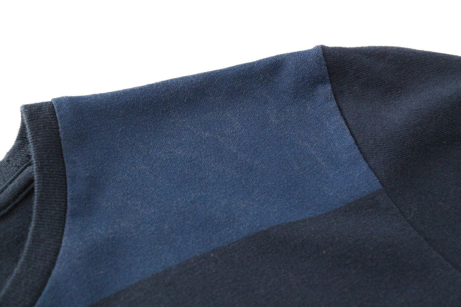 DENHAM Type-D moteriški marškinėliai XS dydžio mėlyni trumpomis rankovėmis iš grynos medvilnės megztinio 