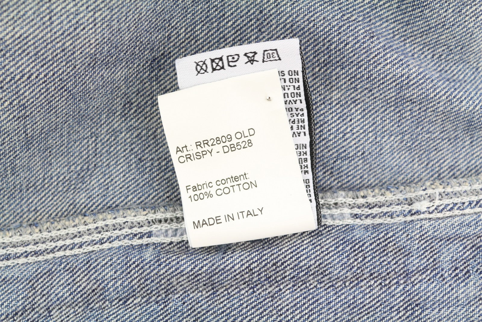 R13 Alice dvigubų marškinėlių moteriškas švarkas M Kellen Tex dideli marškinėliai su sagomis, išblukusi mėlyna 