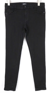 ONLY Women's Jeans L Skinny Fit Black Stretch Cotton Blend Denim Pants