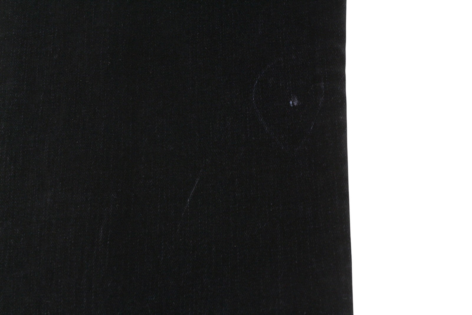 R13 Romeo Women Jeans 29 Flocked Black Velvet Cropped Ankle Length Low Rise Dark