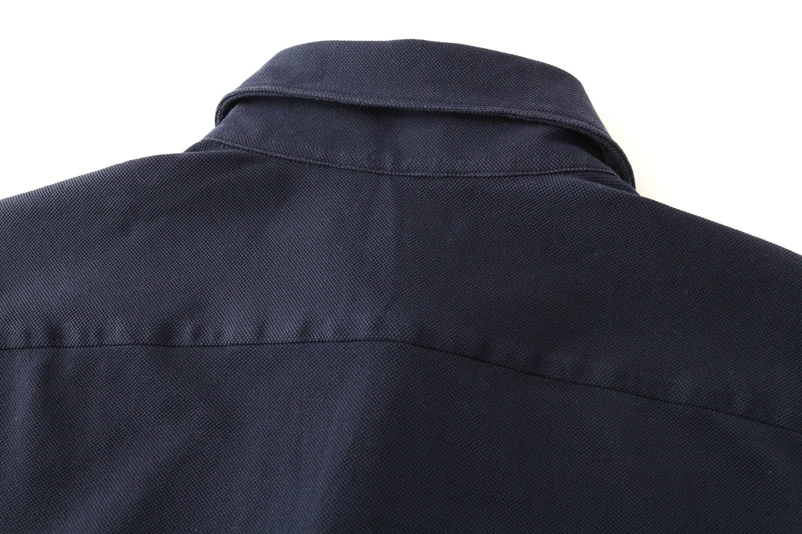 SUITSUPPLY vyriški marškinėliai 37/38/14 1/2/15 tamsiai mėlyni, ploni, grynos medvilnės polo marškinėliai 