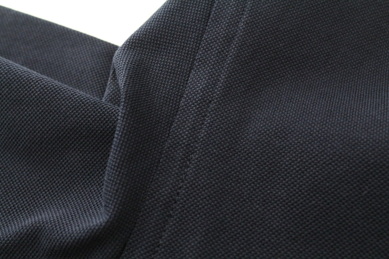 SUITSUPPLY vyriški marškinėliai 37/38/14 1/2/15 tamsiai mėlyni, ploni, grynos medvilnės polo marškinėliai 