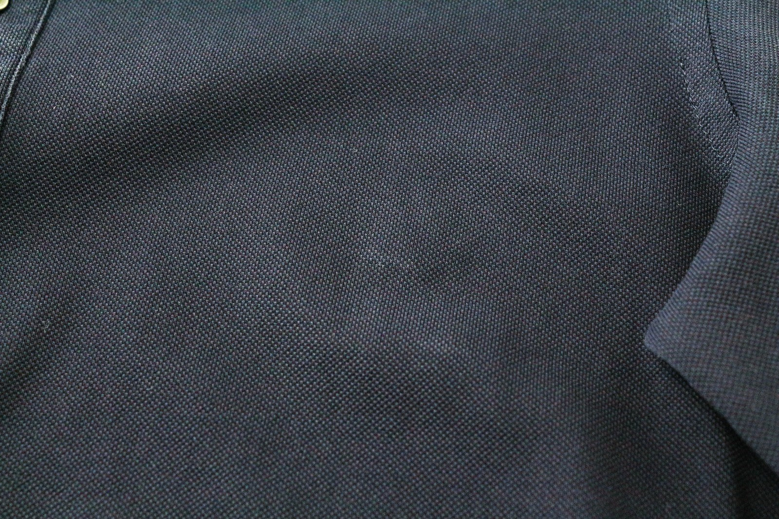 SUITSUPPLY vyriški marškinėliai 37/38/14 1/2/15 tamsiai mėlyni, ploni, grynos medvilnės polo marškinėliai 