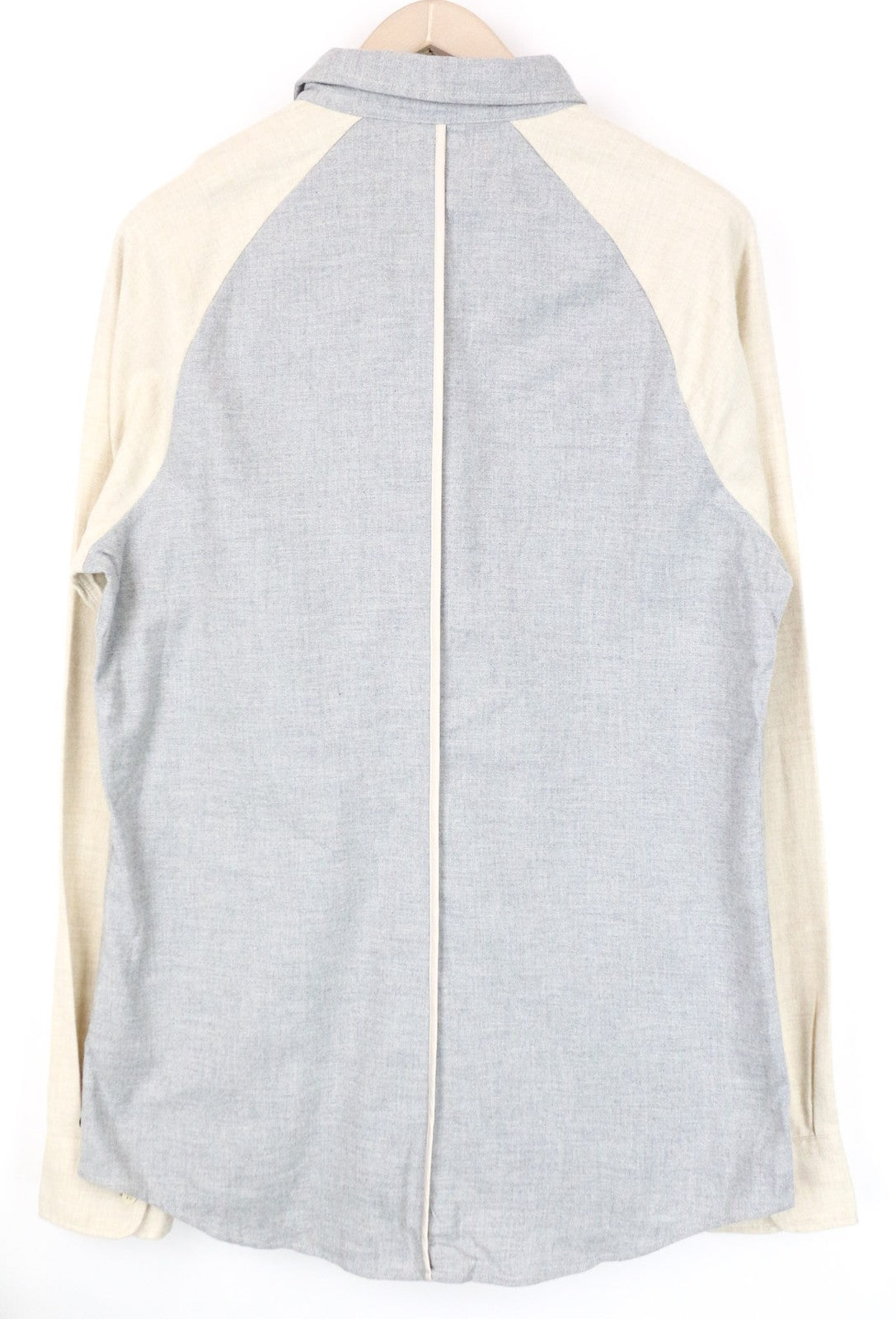 SCOTCH &amp; SODA vyriški marškiniai ~M smėlio spalvos flanelės su melanžo sagomis 