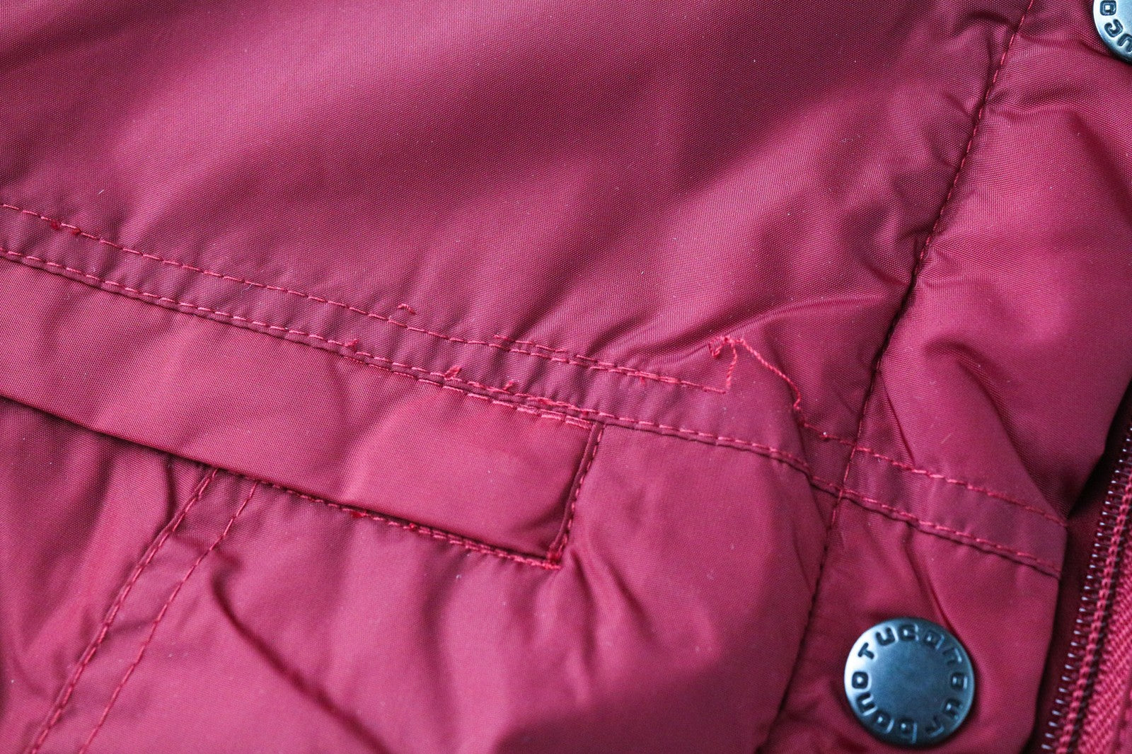 TUCANO URBANO Lori moteriška striukė XS, raudona, paminkštinta, neperpučiama motociklininko striukė 