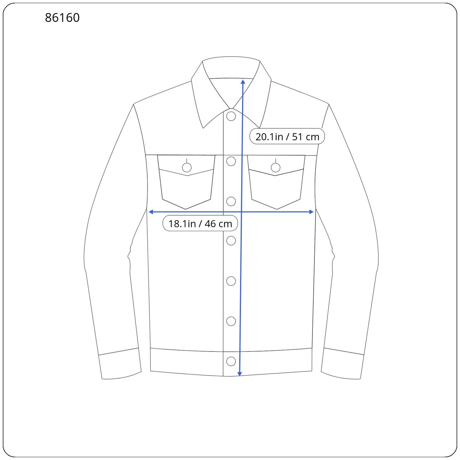 R13 trumpintas reglano stiliaus sunkvežimio tipo moteriškas švarkas M dydžio „Jasper Oversized“ išblukintos mėlynos džinsinės spalvos 