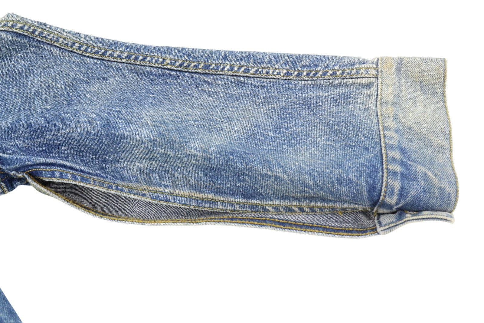 R13 trumpintas reglano stiliaus sunkvežimio tipo moteriškas švarkas M dydžio „Jasper Oversized“ išblukintos mėlynos džinsinės spalvos 