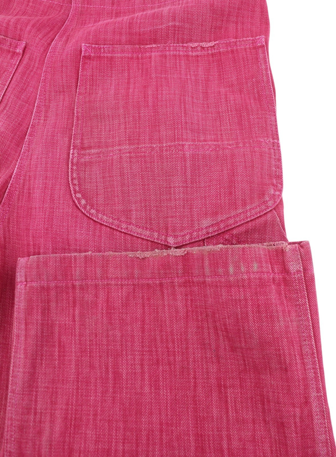 R13 dvigubas seilinukas „Damon“ moteriškas kombinezonas M, vintažinės rožinės spalvos, išblukintas, dideli džinsai, rekomenduojama kaina – 1299 € 