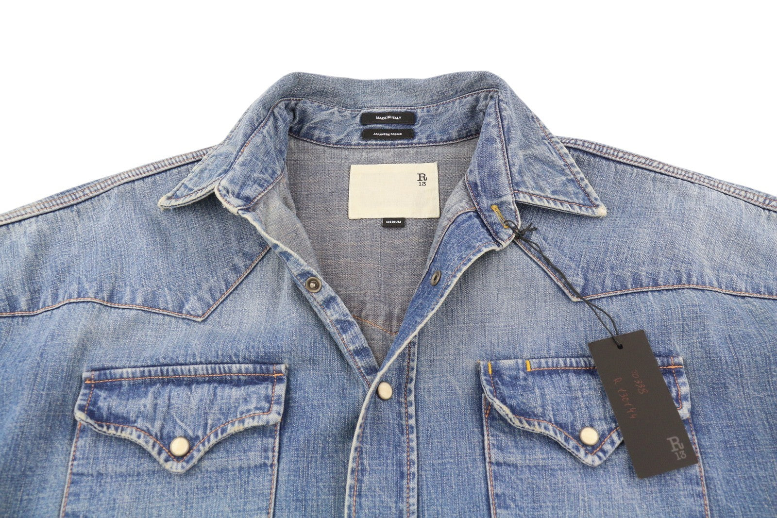 R13 kaubojiškas moteriškas kombinezonas M, Dekalb mėlynas, skalbtas, didelis, rekomenduojama kaina 1699 € 