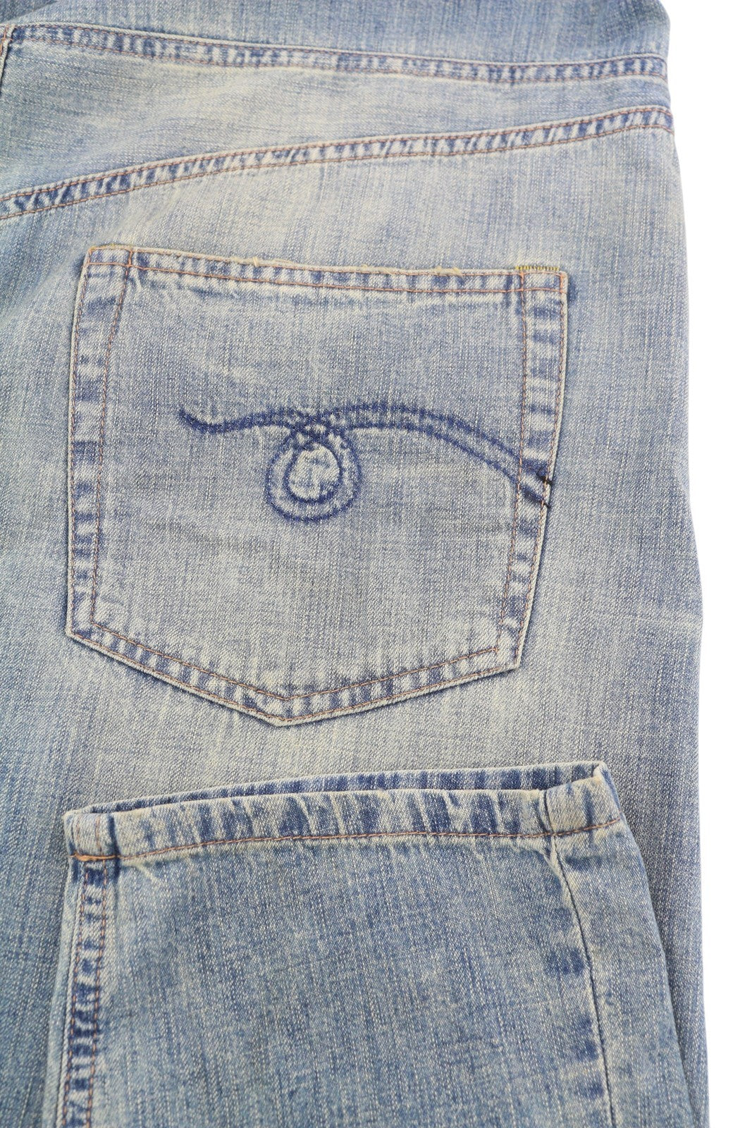 R13 kaubojiškas moteriškas kombinezonas XS, Dekalb mėlynas, išblukęs, didelis, rekomenduojama kaina – 1699 € 