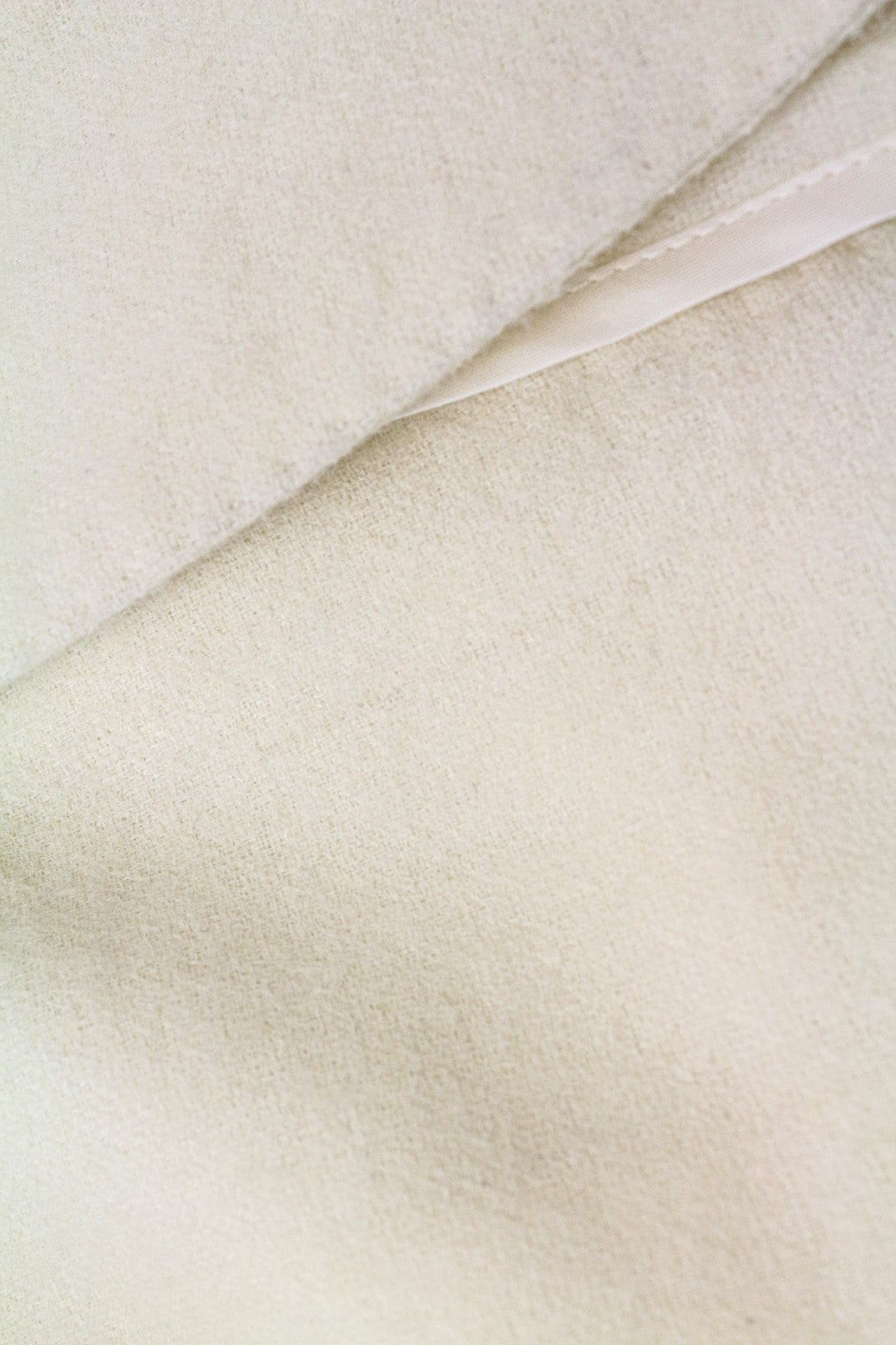 SUITSUPPLY Jort Men's UK38R Off-White Alpaca Wool Suit 2-Piece Slim Half-Lined